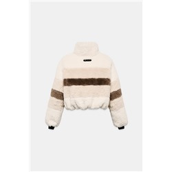 CROPPED FAUX SHEARLING COAT HEIQ XREFLEX™ RECCO® TECHNOLOGY SKI COLLECTION, CHARACTERISTICS