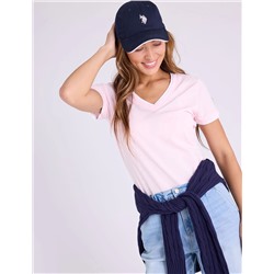 DOUBLE BAND V-NECK T-SHIRT