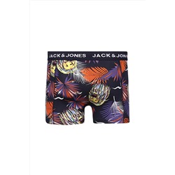 Jack & Jones 3'lü Desenli Boxer Paketi