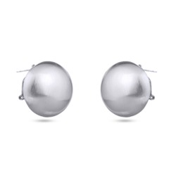 Серьги 2см Геометрия (покрытие матовый родий), Есть комплект