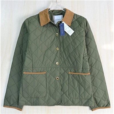 Женская стеганая вельветовая куртка ТОММИ ХИЛФИГЕ*Р