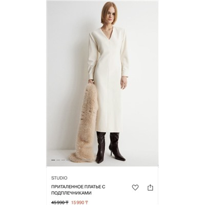 Приталенное платье миди Модель 2026 года  ЛАЙ*М