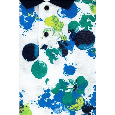 Erkek Çocuk Beyaz Polo Yaka Tişört