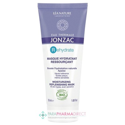 Eau Thermale Jonzac - Rehydrate - Masque Hydratant Ressourçant BIO 50ml