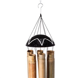 Windspiel aus Bambus