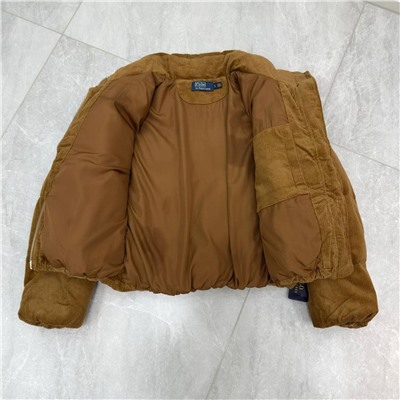 Женская вельветовая куртка пуховик  POL*O Ralp*h Laure*n