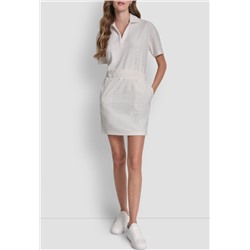 LOGO JACQUARD PULL-ON SKIRT