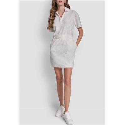 LOGO JACQUARD PULL-ON SKIRT