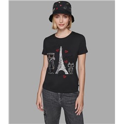 KARL SEQUIN EIFFEL TOWER TEE