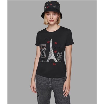 KARL SEQUIN EIFFEL TOWER TEE