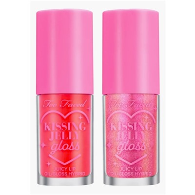 Kissing Jelly Favorites Lip Oil Gloss Set $44 Value Too Faced