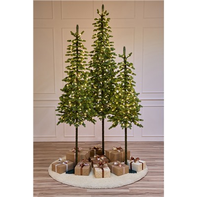 Ель искусственная литая с лампочками Королева Тянь Шаня 2,5 м