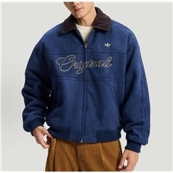 Замшевая куртка-бомбер АДИДА*С