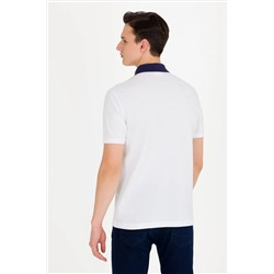 Erkek Beyaz Polo Yaka Tişört