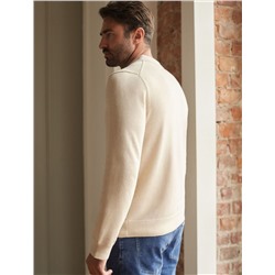 Джемпер-поло из хлопка с нейлоном