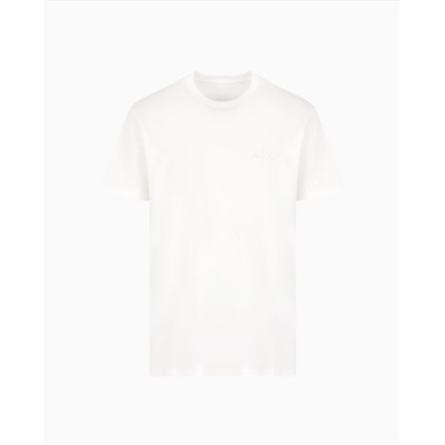 REGULAR FIT T-SHIRT WITH BLURRED LOGO EFFECT