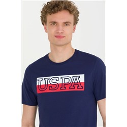 Erkek Lacivert Bisiklet Yaka Tişört