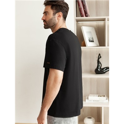 Свободная футболка  с авторским принтом