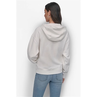 DKNY ARCHED DOME STUD SWEATSHIRT