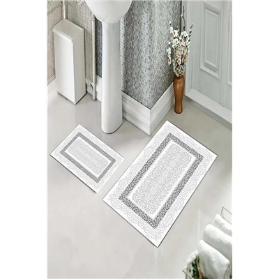 on the clouds Banyo Halısı Ikili Klozet Takımı Kaymaz Tabanlı BFOP1369