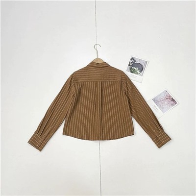 Женская рубашка свободного кроя со стразами  🖤МАНГ*О