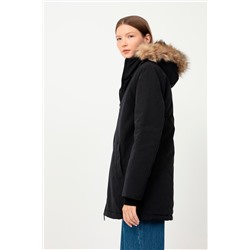 Anorak con capucha Negro