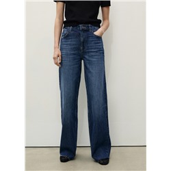 Jeans Danila wide leg tiro alto
