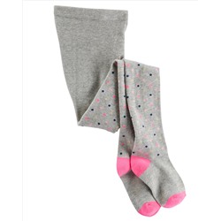 Polka Dot Heather Tights
