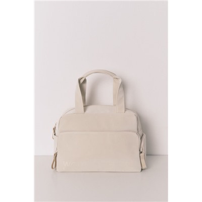 Neceser grande rubber beige