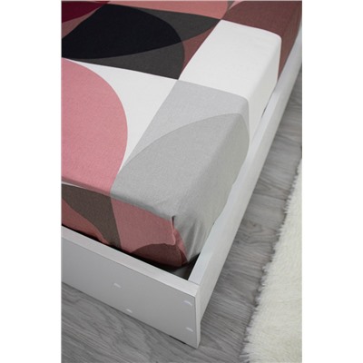 Простыня на резинке Венера 180х200  бязь 120гр/м Текстильная коллекция