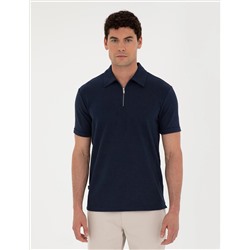 Lacivert Slim Fit Tişört