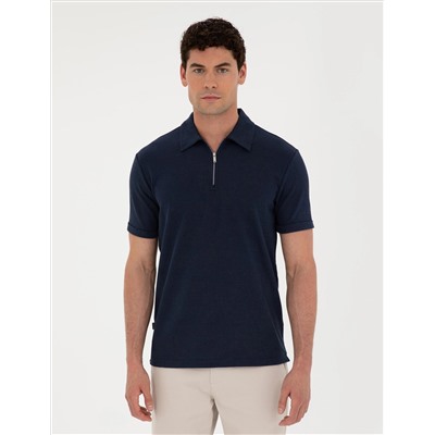 Lacivert Slim Fit Tişört