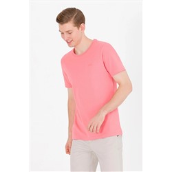 Erkek Somon Basic Bisiklet Yaka Tişört