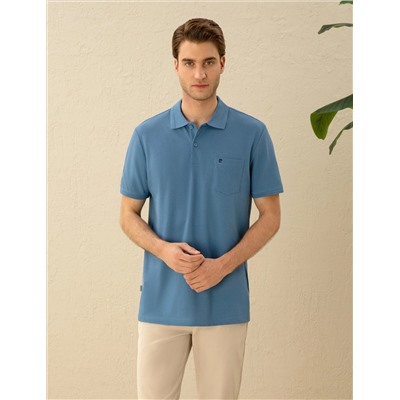 Koyu Mavi Regular Fit Basic Tişört