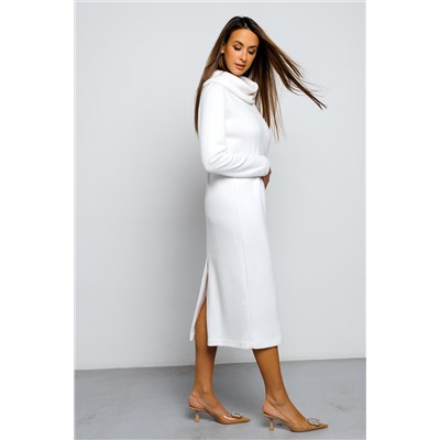 Платье свитер миди 391WHT