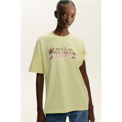 SLOGAN PRINT T-SHIRT