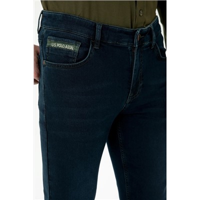 Erkek Koyu Mavi Jean Pantolon