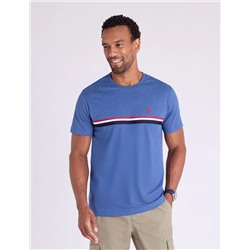 SIGNATURE TRICOT PIECED JERSEY T-SHIRT