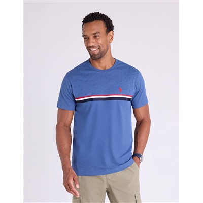 SIGNATURE TRICOT PIECED JERSEY T-SHIRT