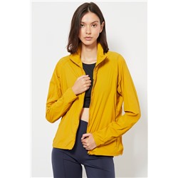 Chaqueta con capucha - Mostaza