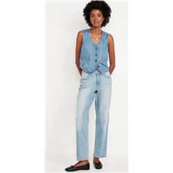 High-Waisted Wow Loose Jeans
