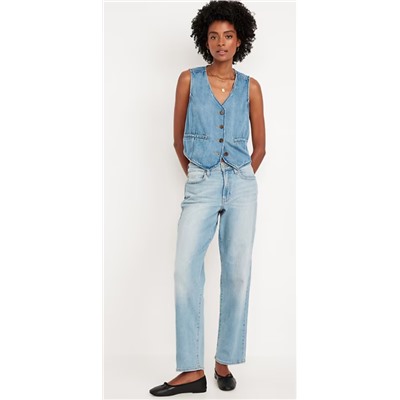 High-Waisted Wow Loose Jeans