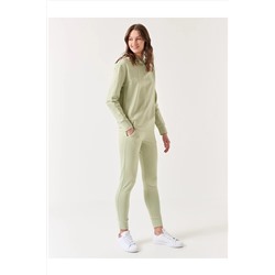 Jimmy Key Açık Yeşil Dar Kesim Dar Paça Jogger Pantolon 23SJ080000