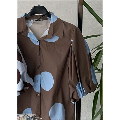 Рубашка в горох