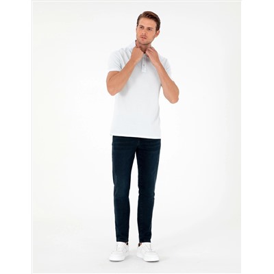 Açık Mavi Slim Fit Tişört