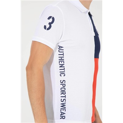 Erkek Beyaz Polo Yaka Tişört