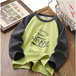 Хлопковый лонгслив для мальчиков