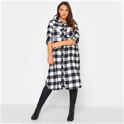 Женская удлиненная рубашка Plus Size