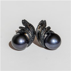 Серьги серебро 52883Y2B