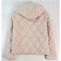 Повседневная куртка на хлопковой подкладке с капюшоном